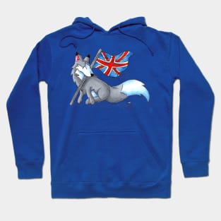 Flag Flying Wolf (UK) Hoodie